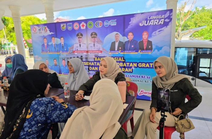 IDI Cabang Kota Langsa Kolaborasi Gelar Bakti Sosial Kesehatan di Hari ... Ternak jangkrik di Langsa Baro, Kota Langsa