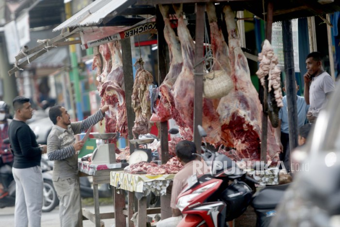 Daging kambing di Pasar Minggu, Jakarta Selatan