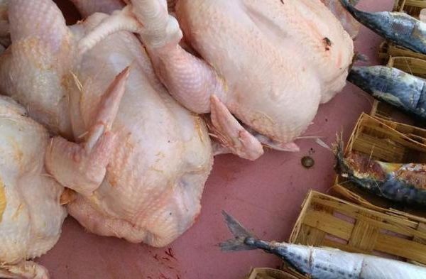 Harga ayam kampung potong di Gedung Aji Baru, Tulang Bawang