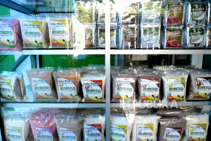 Susu kambing di Siman, Ponorogo