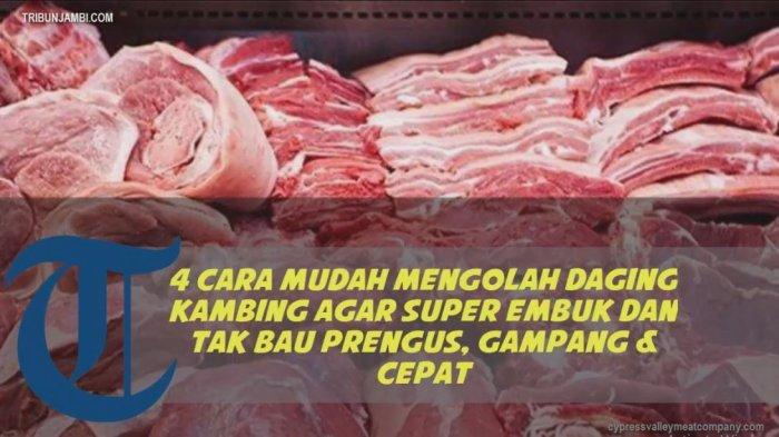 Daging kambing di Semidang Aji, Ogan Komering Ulu