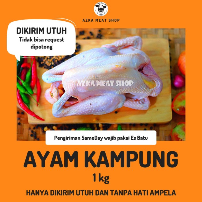 Harga ayam kampung potong di Marga Sekampung, Lampung Timur