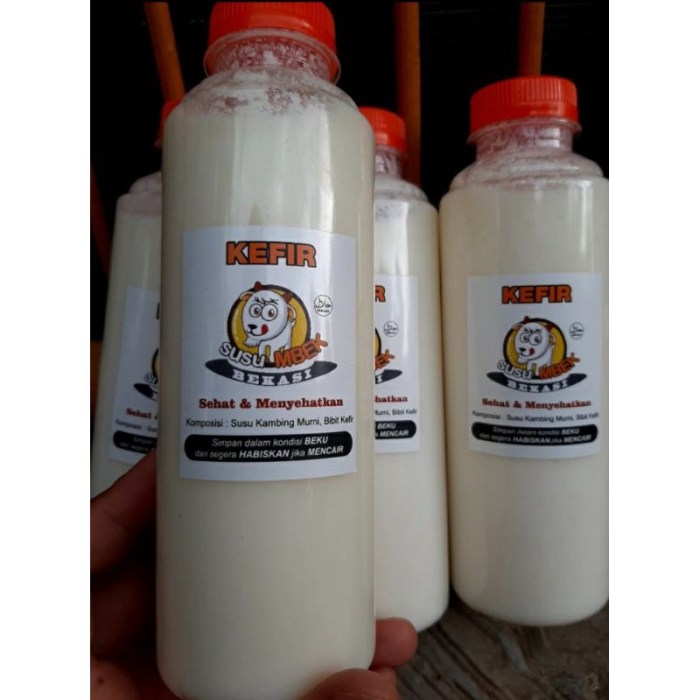 Jual Kefir Susu Kambing Bekasi (susu mbek bekasi) 250ml, beli 10 gratis ... Susu kambing di Medan Satria, Kota Bekasi