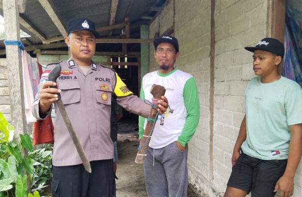 Daun penggemuk ayam di Torue, Paringi Moutong