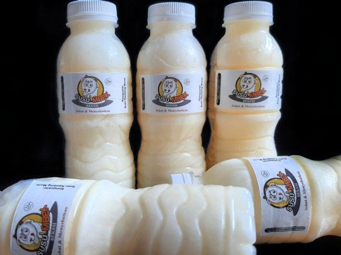 Susu kambing di Pondok Gede, Kota Bekasi