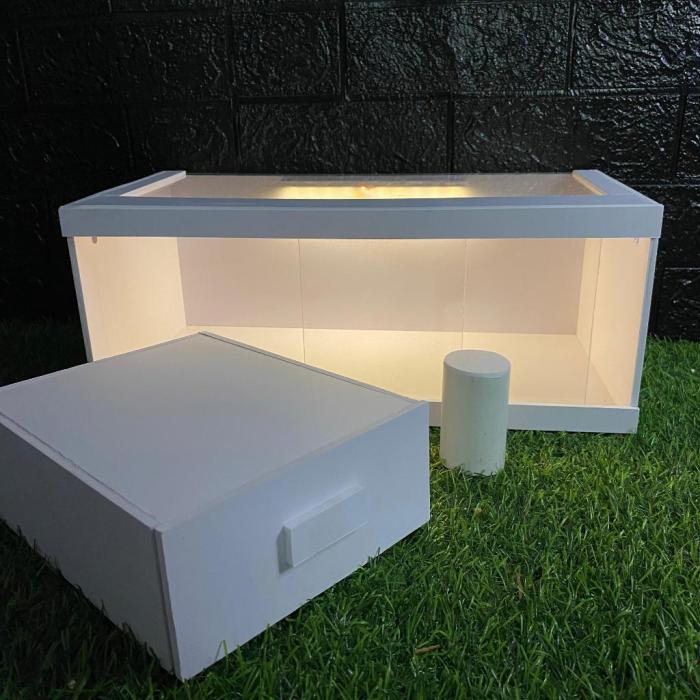 Jual TERARIUM / KANDANG REPTIL DENGAN LACI UKURAN 40x20x23 | Shopee ...
