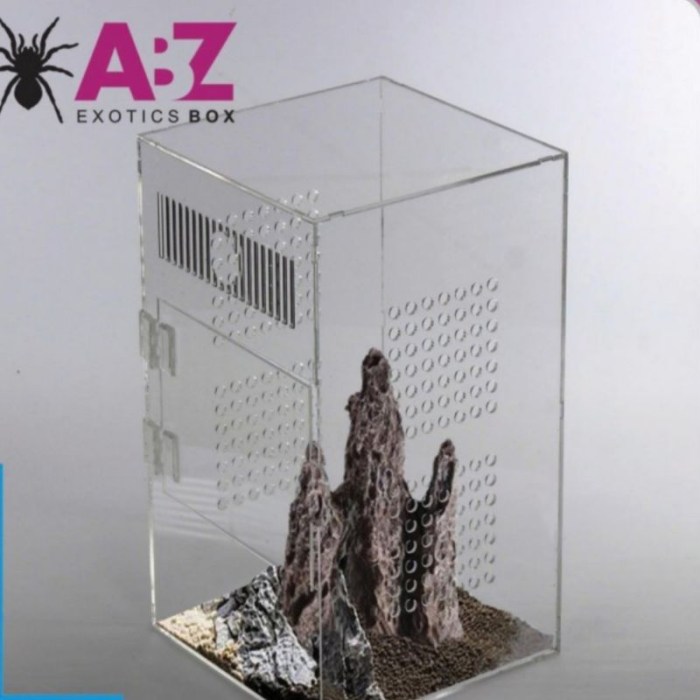 Jual BOX AKRILIK REPTIL, KANDANG HEWAN, BOX UNTUK REPTIL MODEL VERTIKAL ... Akrilik box reptil / kandang hewan
