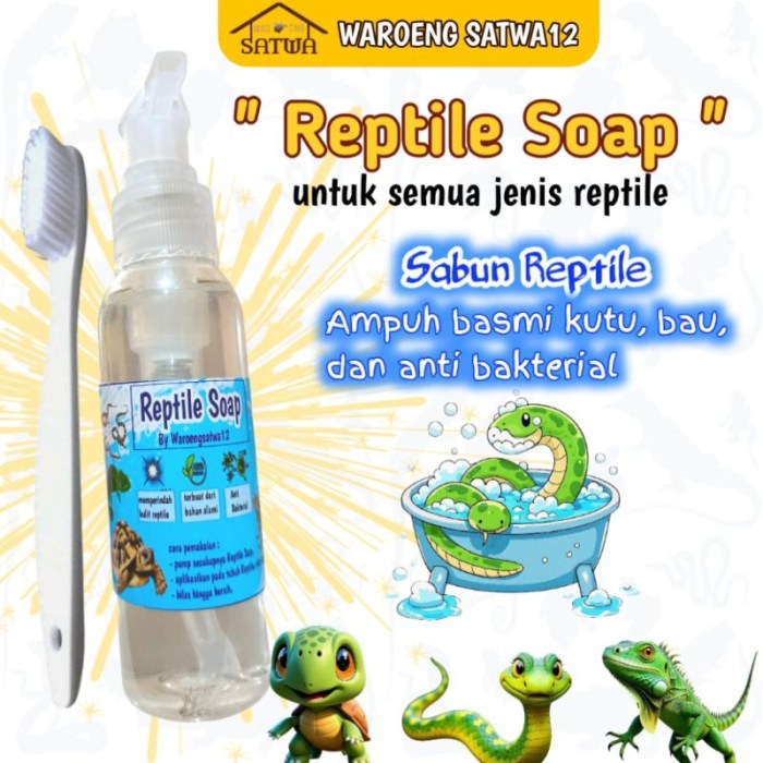 Jual REPTILE BODY SOAP SABUN REPTIL SULCATA SULKATA ALDABRA INSTAR ... SUNDAY REPTILE SOAP - SABUN KURA DARAT SABUN TORTOISE SABUN REPTIL SABUN KANDANG KURA SHAMPOO KURA