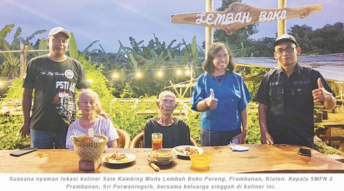 Kambing Goreng di Sate Kambing Muda Lembah Boko Pereng Prambanan Klaten ... Daging kambing di Prambanan, Klaten