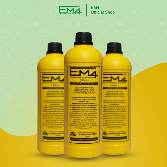EM4 kuning, 1 liter. Membantu memperbaiki sifat fisik, kimia dan ... Em4 peternakan ayam di Kamang Baru, Kabupaten Sijunjung