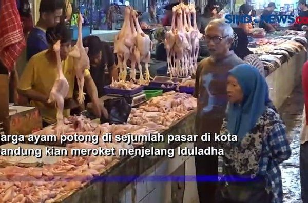 Harga ayam kampung potong di Bandung Kidul, Kota Bandung