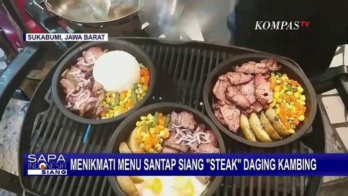 Daging kambing di Suka Karya, Musi Rawas