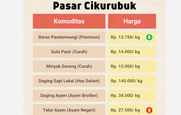 Harga ayam kampung potong di Bungursari, Kota Tasikmalaya
