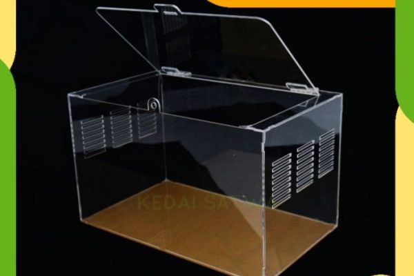 Akrilik box reptil / kandang hewan