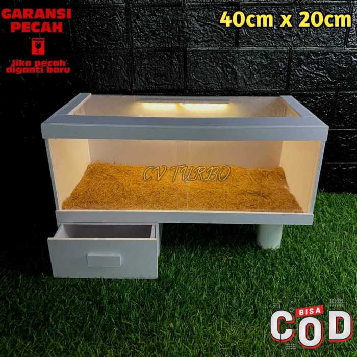 Jual TERARIUM / KANDANG REPTIL DENGAN LACI UKURAN 40x20x23 | Shopee ... TERARIUM/KANDANG REPTIL BESAR UKURAN XL 50x30x25cm