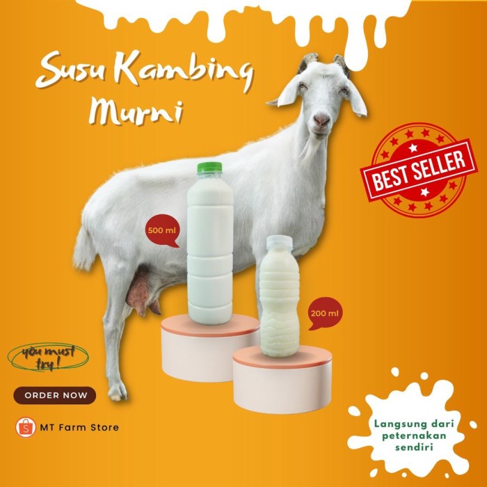 Susu kambing di Duren Sawit, Jakarta Timur
