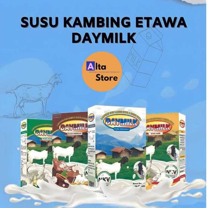 Jual Susu Kambing Daymilk Rasa Original Cokelat Vanila Jahe Susu ... Susu kambing di Jatilawang, Banyumas