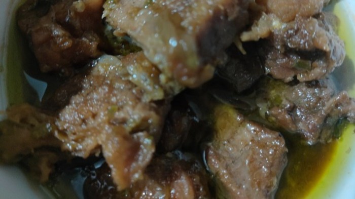 Daging kambing di Suak Tapeh, Banyuasin