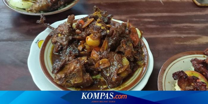 Daging kambing di Pargetteng Getteng  Sengkut, Pakpak Bharat