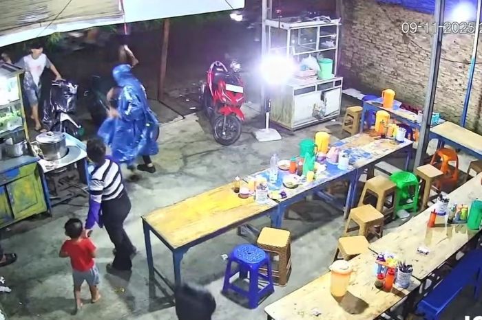 Begal Brutal di Medan Marelan, Pemotor Dibacok dan Motornya Dibawa Kabur Daging kambing di Medan Marelan, Kota Medan