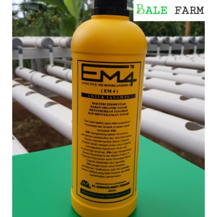 Jual EM4 Pertanian 1 Liter - Pupuk Organik Cair Tanaman Bokashi ... Em4 peternakan ayam di Rokan IV Koto, Rokan Hulu