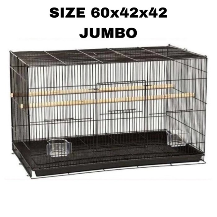 Jual DH56RF KANDANG UMBARAN KANDANG KUCING JUMBO XL UKURAN 60*42*42 ...