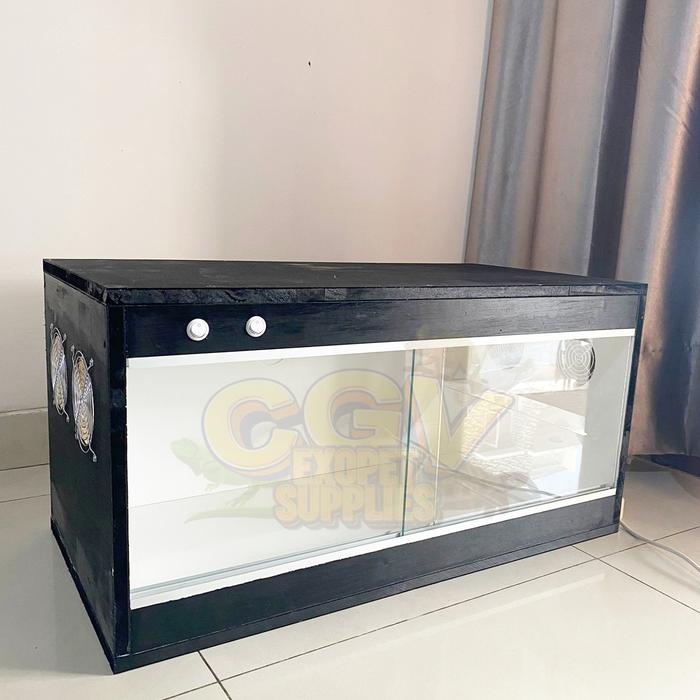Jual Terarium reptil kandang torto reptil - Kota Tangerang Selatan ... TERARIUM REPTIL /KANDANG HEWAN TUTUP BIASA UKURAN 40x20x16cm