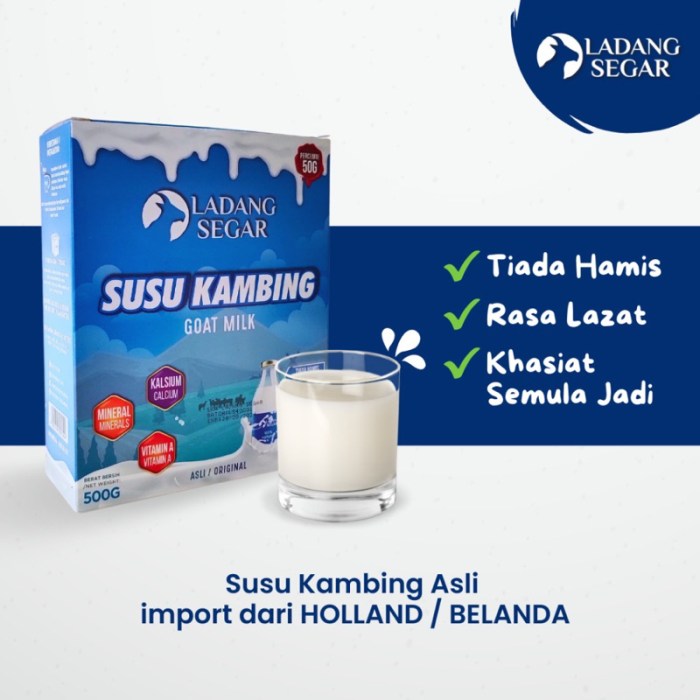 Susu Kambing Ladang segar (pelbagai khasiat) | Shopee Malaysia Susu kambing di Tanjungsari, Sumedang