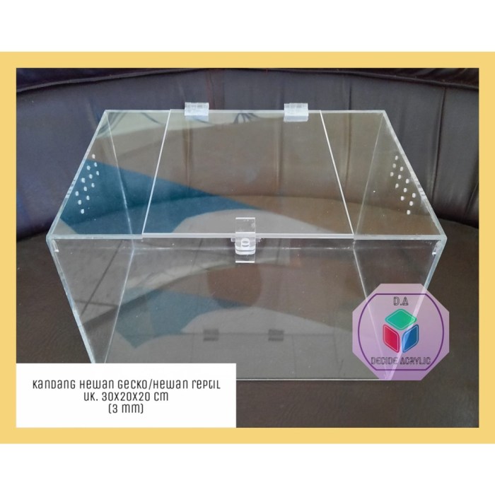 Jual Decide Acrylic Akrilik Kandang Gecko Tarantula Reptil | Shopee ... Jual Decide Acrylic Akrilik Kandang Gecko Tarantula Reptil | Shopee ...
