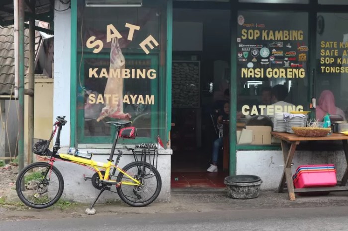 Daging kambing di Mande, Cianjur