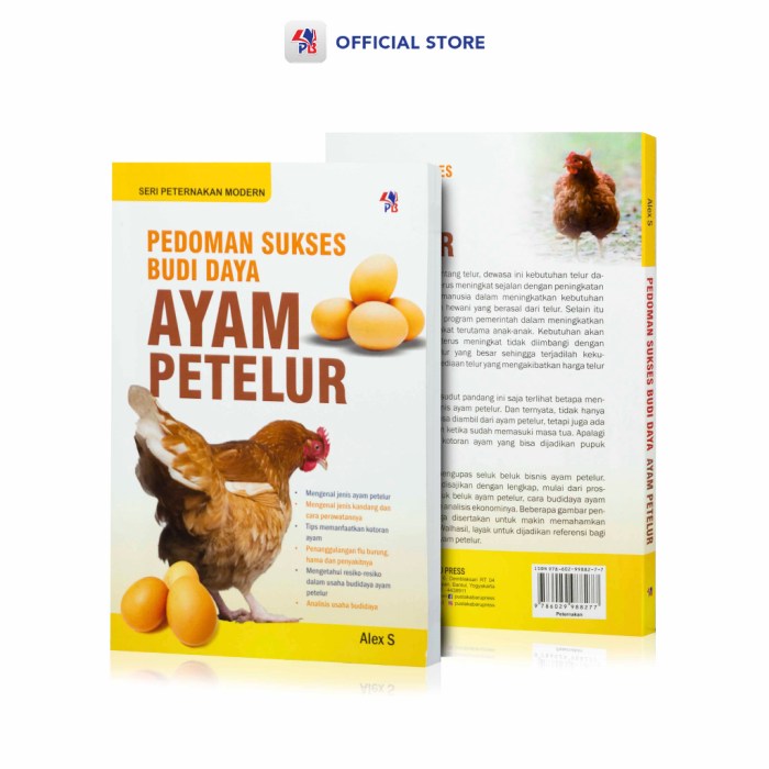Jual Buku Peternakan : Pedoman Sukses Budidaya Ayam Petelur / Pustaka ... Jual Buku Peternakan : Pedoman Sukses Budidaya Ayam Petelur / Pustaka ...