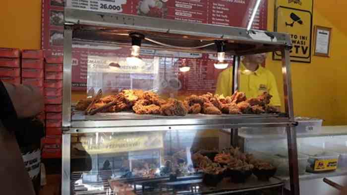 Ayam afkir di Sukarame, Tasikmalaya