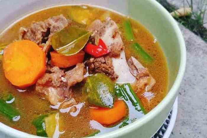 Lezatnya Sop Kambing Kuah Susu Plus Minyak Samin di Bogor dengan Harga ... Daging kambing di Bagor, Nganjuk