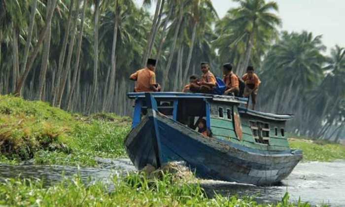 Em4 peternakan ayam di Pulau Burung, Indragiri Hilir
