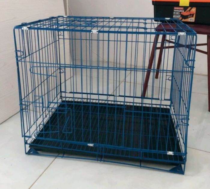 Kandang Kucing ukuran 60x40x50 cm | Lazada Indonesia Lst-01 KANDANG KUCING 60×42×50 CM BESI LIPAT TEBAL KANDANG HEWAN terlaris