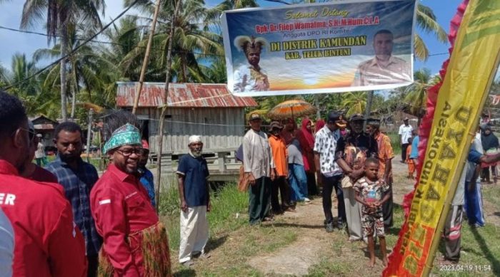 Kunjungan Kedua ke Kabupaten Teluk Bintuni | Masroor Library Daun penggemuk ayam di Kamundan, Kab. Teluk Bintuni