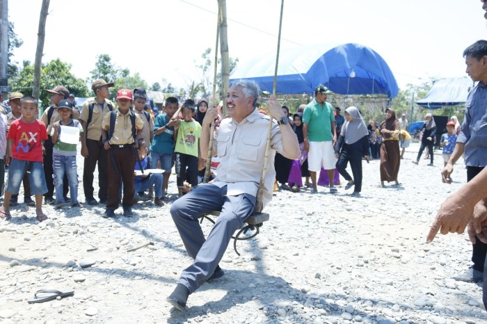 Daun penggemuk ayam di Patampanua, Pinrang