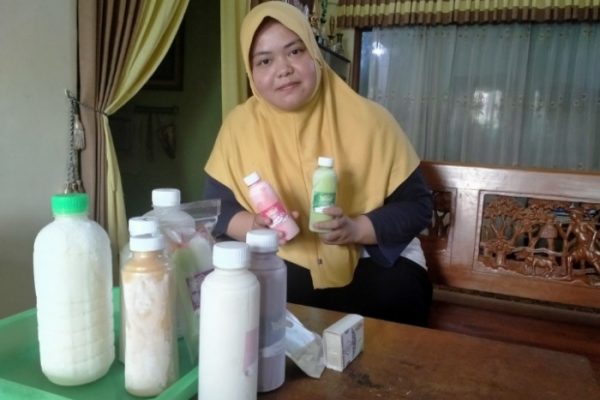 Susu kambing di Taman, Kota Madiun