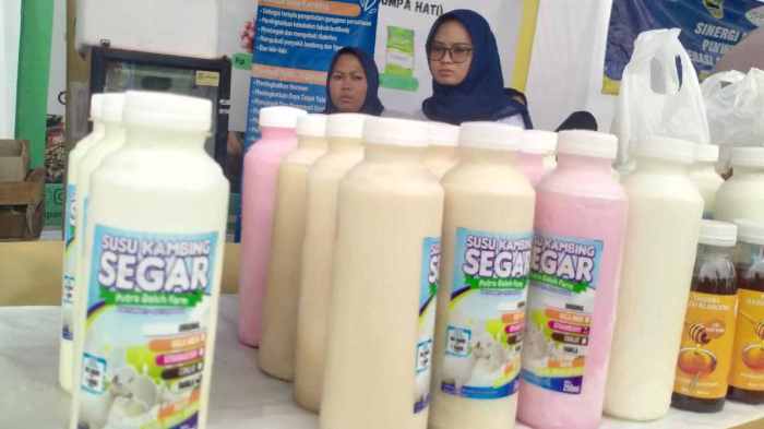 Susu kambing di Manonjaya, Tasikmalaya