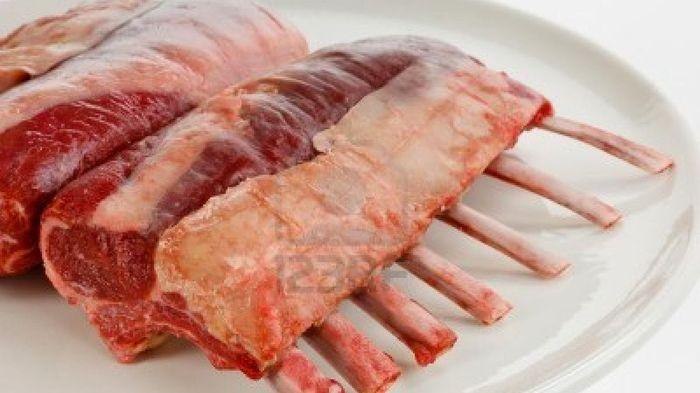 Daging kambing di Metro Pusat, Kota Metro