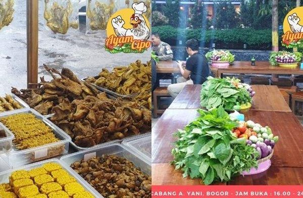 Ayam afkir di Citeureup, Bogor