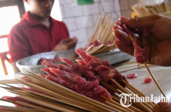 Daging kambing di Mantingan, Ngawi