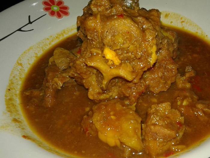 Daging kambing di Cluwak, Pati