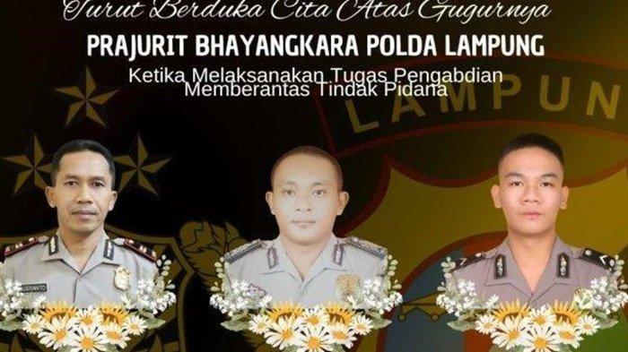 Sosok 3 Polisi Tewas Saat Gerebek Judi Sabung Ayam di Way Kanan Lampung ... Sosok 3 Polisi Tewas Saat Gerebek Judi Sabung Ayam di Way Kanan Lampung ...