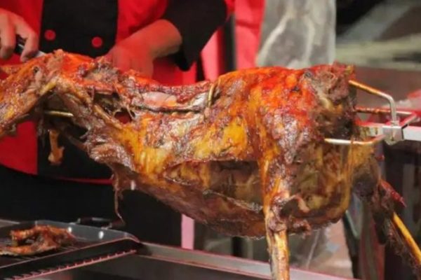 Daging kambing di Duduk Sampeyan, Gresik