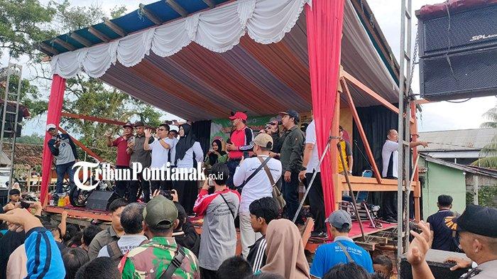 Daun penggemuk ayam di Sebawi, Sambas