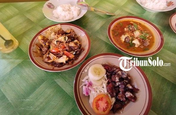 Daging kambing di Ceper, Klaten