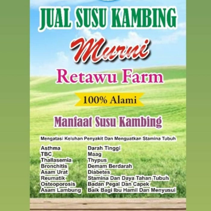 Susu kambing di Gunem, Rembang