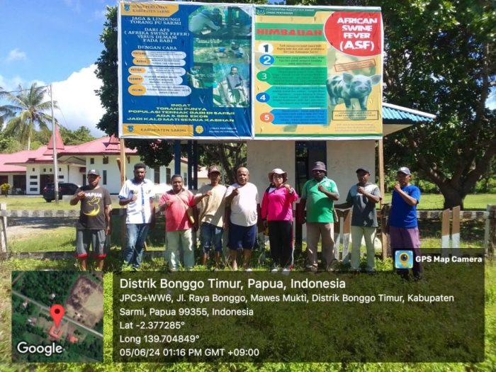 Daun penggemuk ayam di Pantai Timur Bagian Barat, Kab. Sarmi
