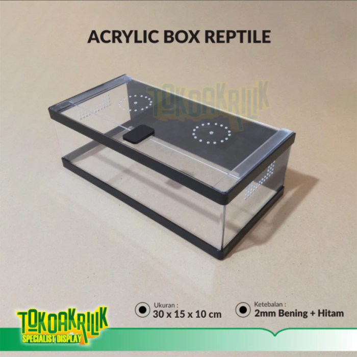 Jual kotak reptil / akrilik kotak reptil / kandang reptil | Shopee ...